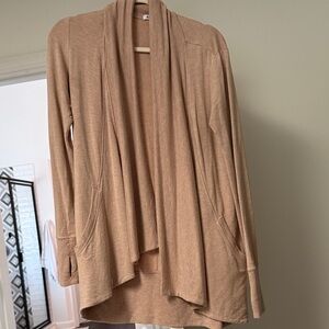 Athleta Tan Pranayama Cardigan